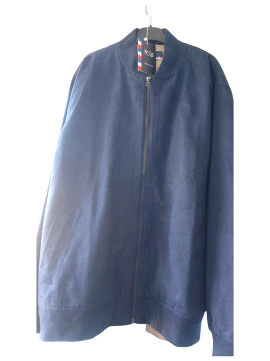 Veste en daim marine